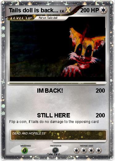 Pokemon Tails doll is back...