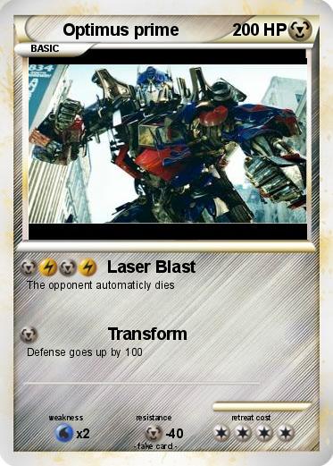 Pokemon Optimus prime