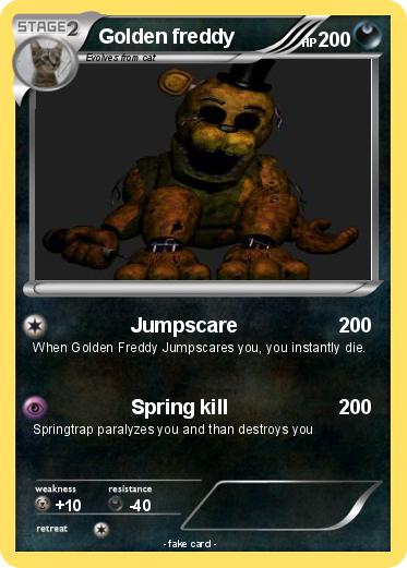 Pokemon Golden freddy