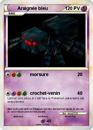 Pokemon Araignée bleu
