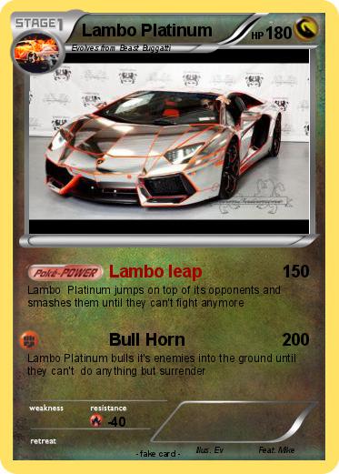 Pokemon Lambo Platinum