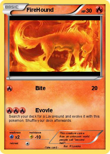 Pokemon FireHound