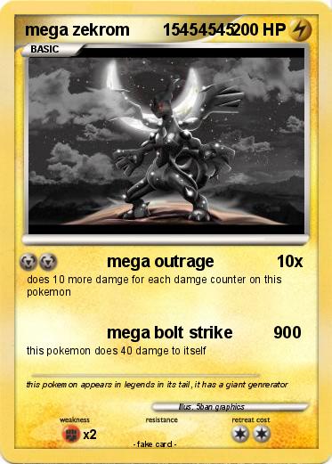 Pokemon mega zekrom       15454545