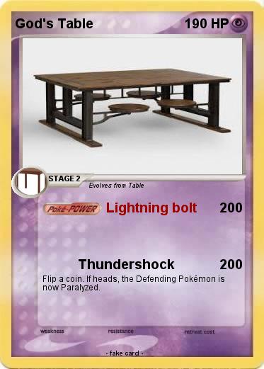 Pokemon God's Table