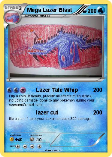 Pokemon Mega Lazer Blast