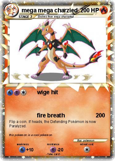 Pokemon mega mega charzied
