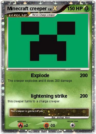 Pokemon Minecraft creeper