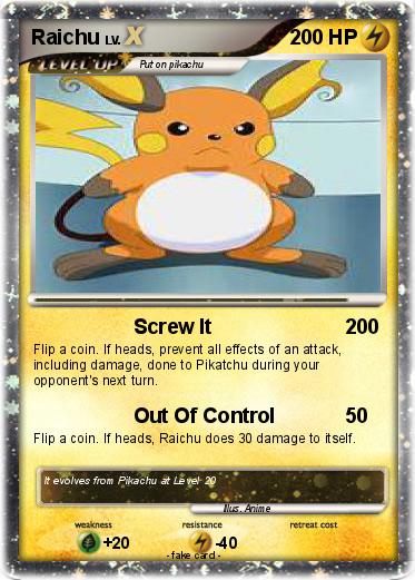 Pokemon Raichu