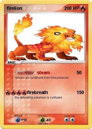Pokemon firelion