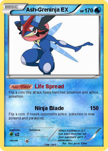 Pokemon Ash-Greninja EX