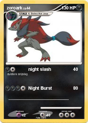 Pokemon zoroark
