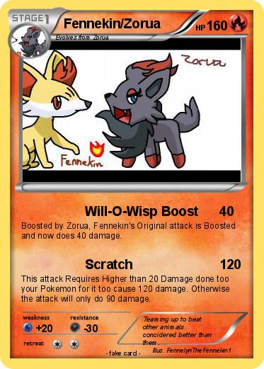 Pokemon Fennekin/Zorua