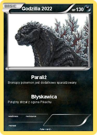 Pokemon Godzilla 2022