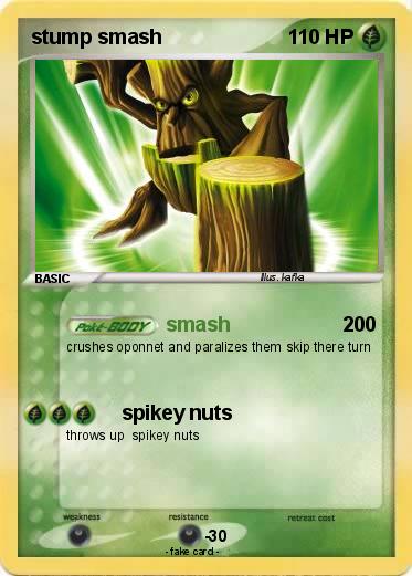 Pokemon stump smash