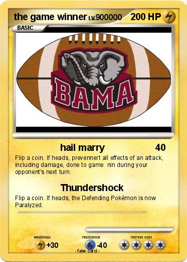 Pokemon the game winner