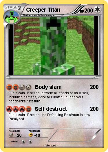 Pokemon Creeper Titan