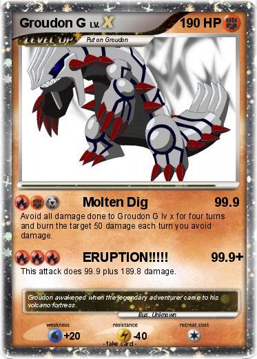 Pokemon Groudon G