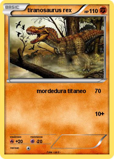 Pokemon tiranosaurus rex