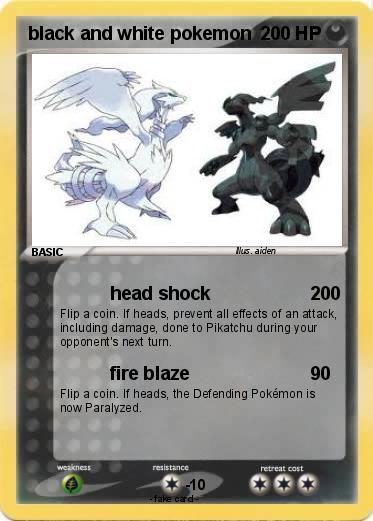 Pokemon black and white pokemon