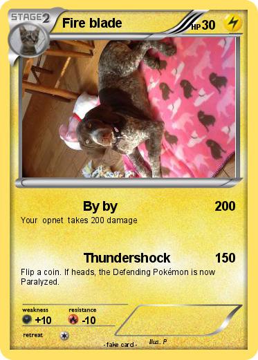 Pokemon Fire blade