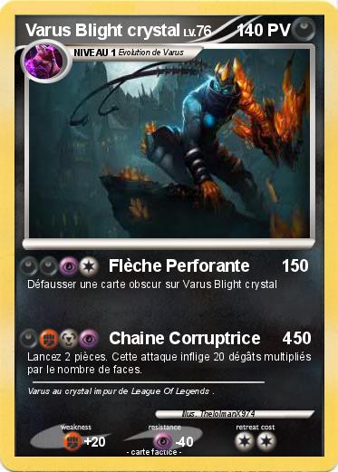 Pokemon Varus Blight crystal