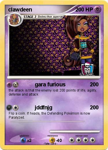 Pokemon clawdeen