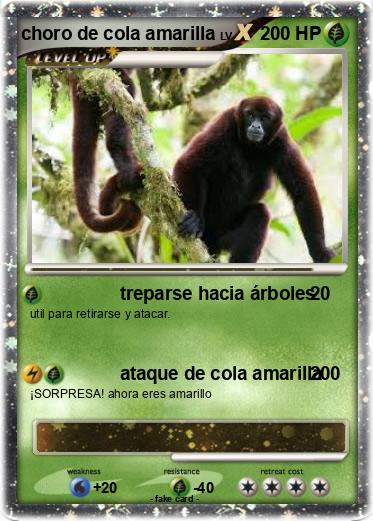 Pokemon choro de cola amarilla