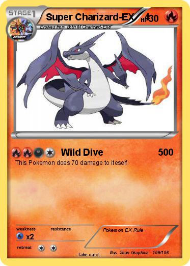 Pokemon Super Charizard-EX    4