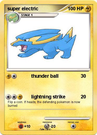 Pokemon super electric
