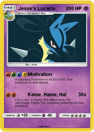 Pokemon Jesse's Lucario
