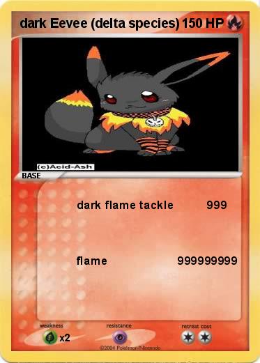 Pokemon dark Eevee (delta species)