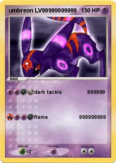 Pokemon umbreon LV99999999999
