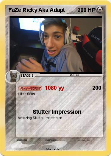 Pokemon FaZe Ricky Aka Adapt