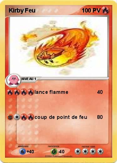 Pokemon Kirby Feu