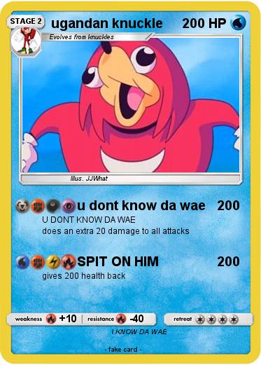 Pokemon ugandan knuckle