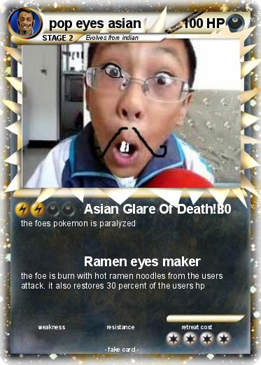Pokemon pop eyes asian