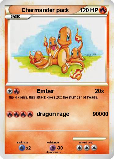 Pokemon Charmander pack