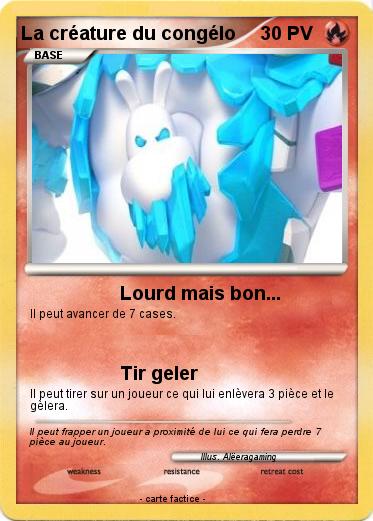 Pokemon La créature du congélo
