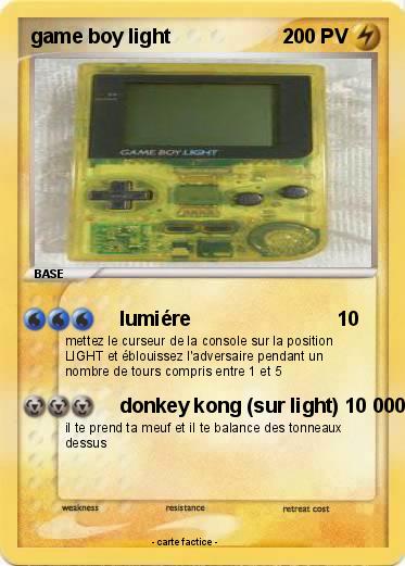 Pokemon game boy light