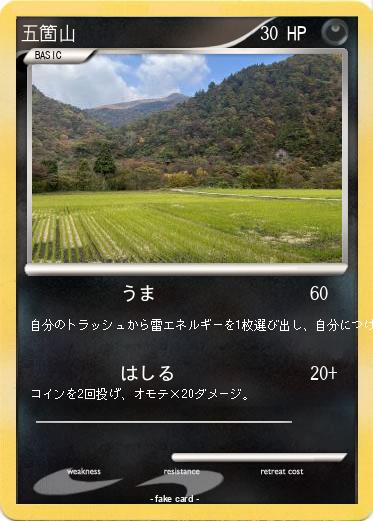 Pokemon 五箇山
