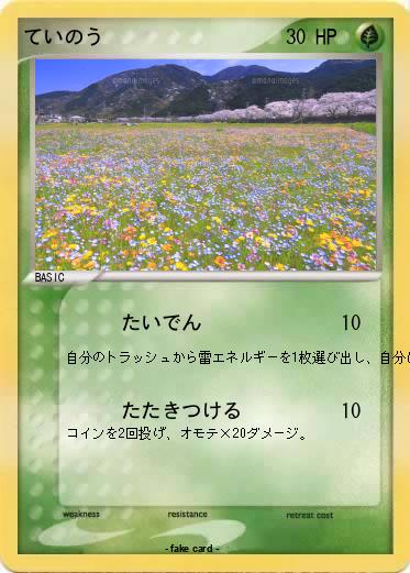 Pokemon ていのう