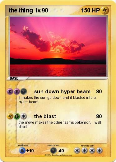 Pokemon the thing  lv.90