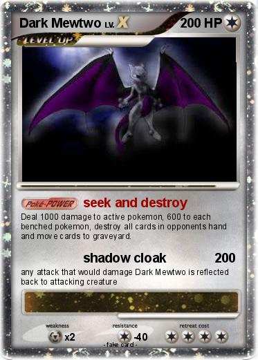 Pokemon Dark Mewtwo