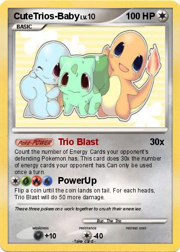 Pokemon CuteTrios-Baby