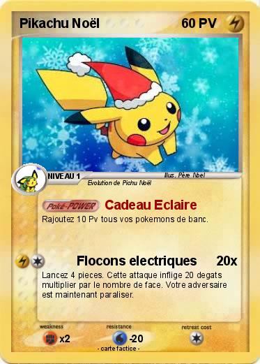 Pokemon Pikachu Noël
