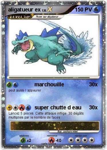 Pokemon aligatueur ex