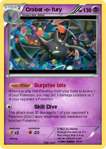 Pokemon Crobat -o- fury