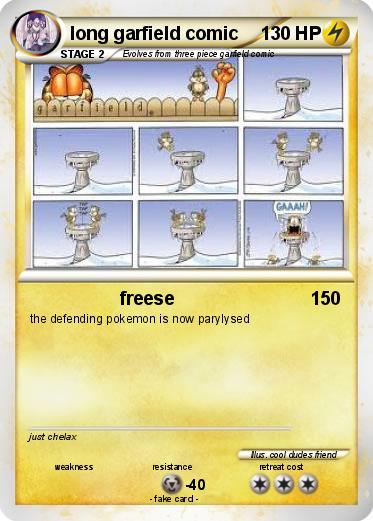 Pokemon long garfield comic