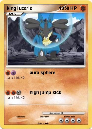 Pokemon king lucario                     10