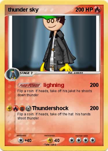 Pokemon thunder sky